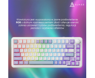 Ajazz AK820 MAX Magnetic switches Purple White RGB - 1536366 - zdjęcie 12